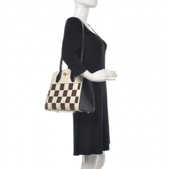 ❌SOLD❌LOUIS VUITTON Damier Tressage Steamer MM bag - Picture 2 of 14